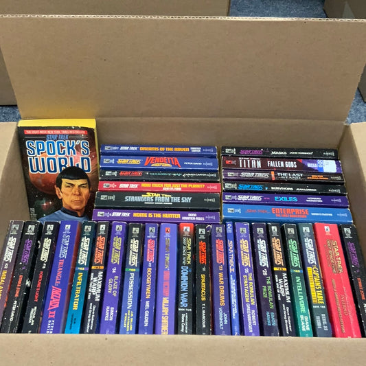 Star Trek: 34 Books- Book Bundle by Theme