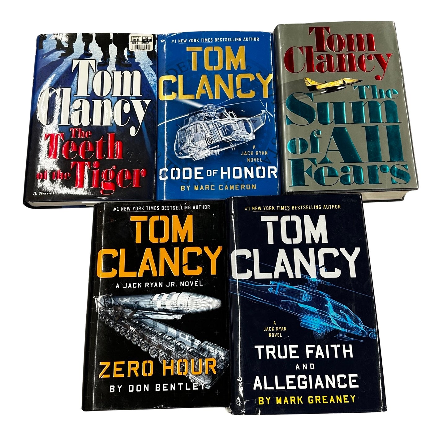 Tom Clancy books - Hardcovers