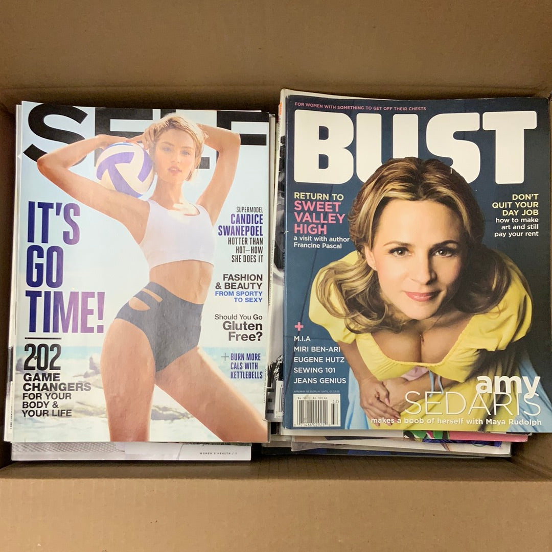 Magazines: Women’s Lifestyle and Fitness, 70 count- Book Bundle by Theme