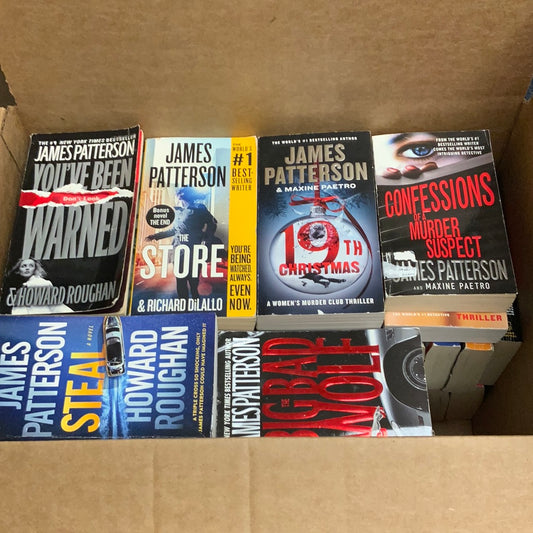 BEATER Giant James Patterson Paperback: 55 Books- Book Bundle by Theme