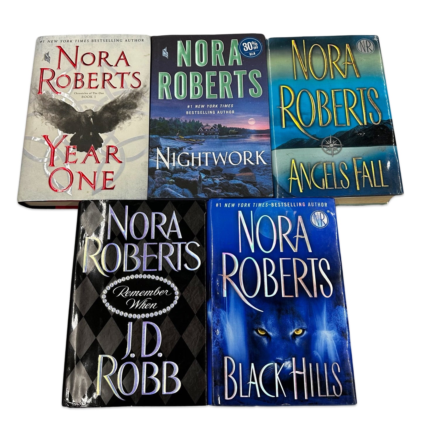 Nora Roberts books - Hardcovers