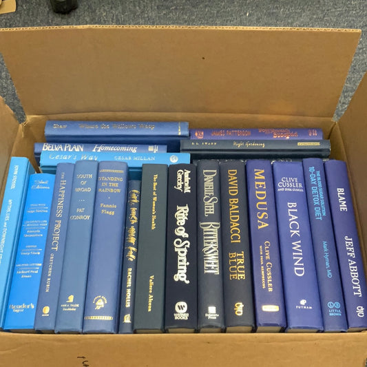 Modern Blue Gradient: 1.5 Feet- Books by Color