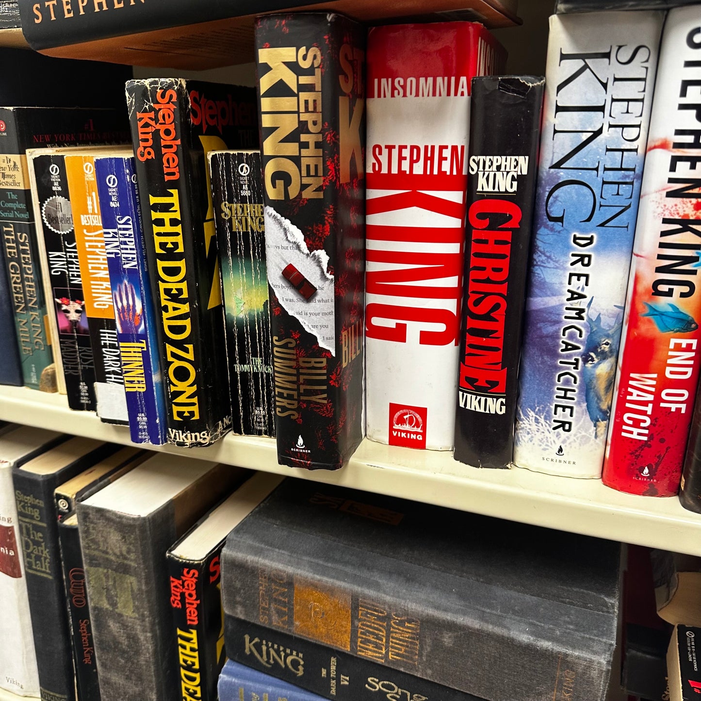 Stephen King books - Hardcovers