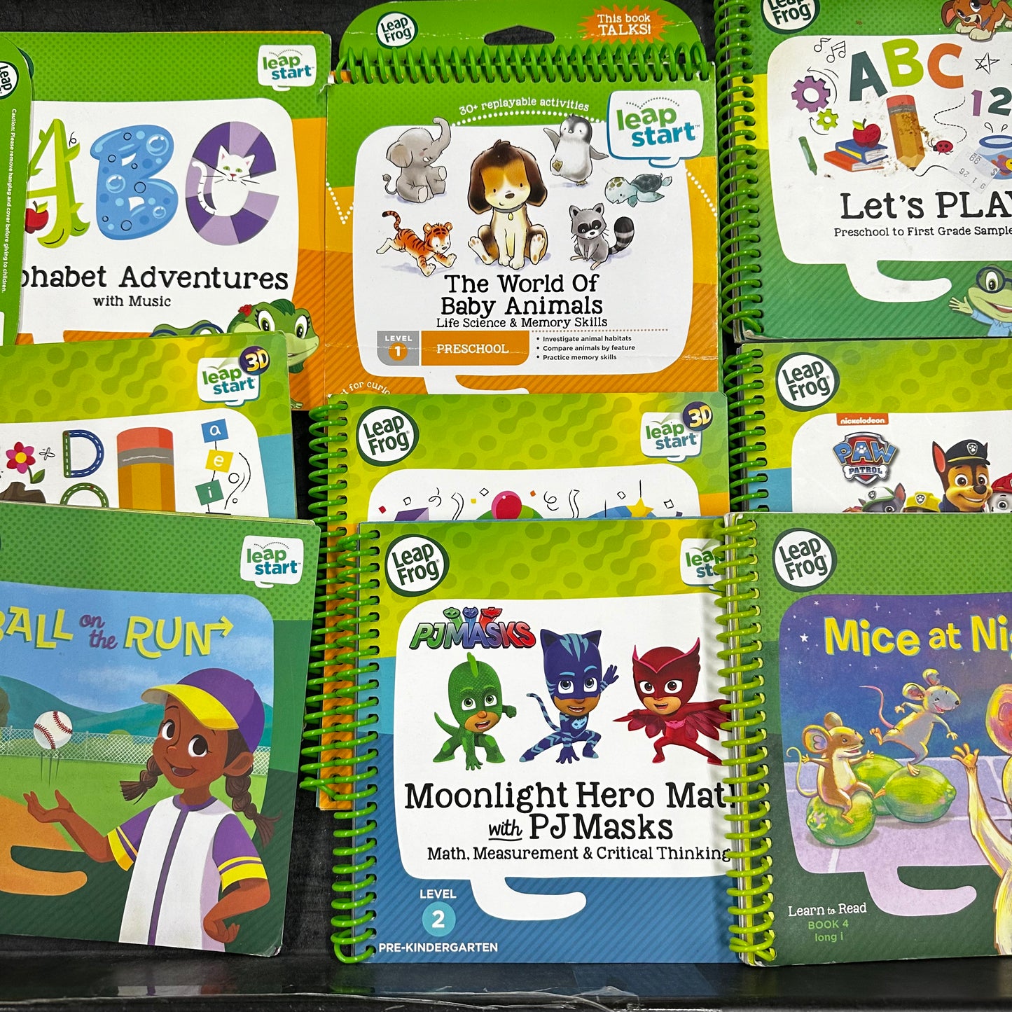 LEAPSTART Leapfrog Books (spiral bound)