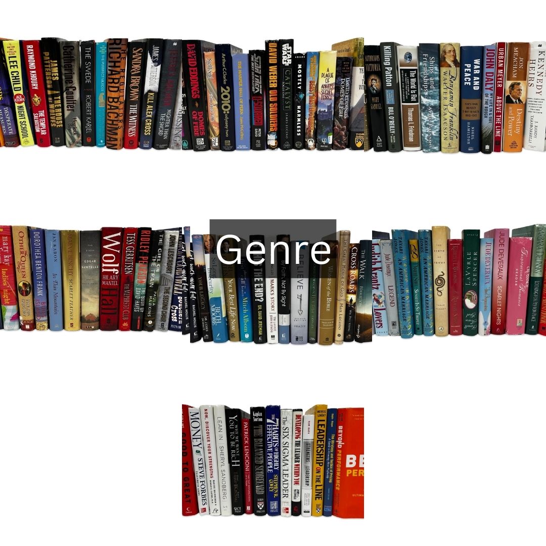 Adult Books by Genre & Foot | Choose your Genre | Designer Decor