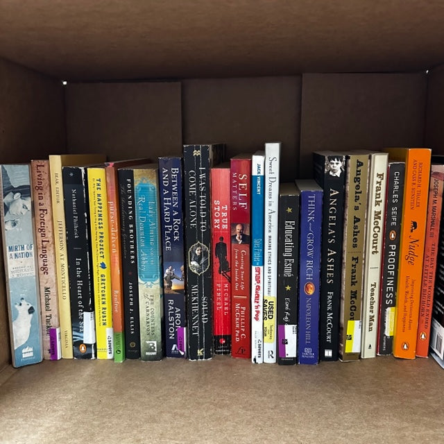 Nonfiction Bestseller Adult Paperback - Giant Book Box