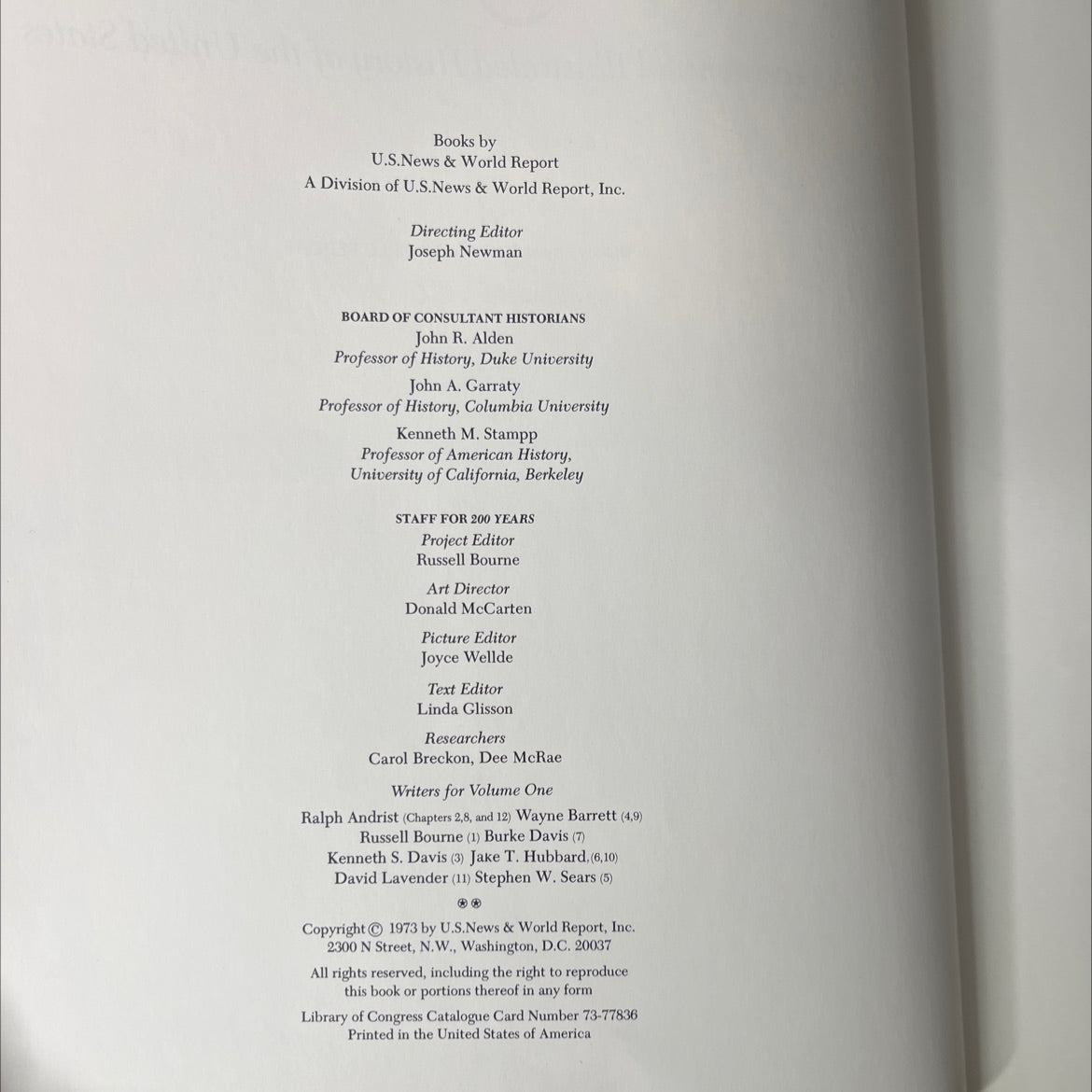 200 Years - 200 years a bicentennial illustrated history of the united states book, by Joseph Newman (Directing image 3