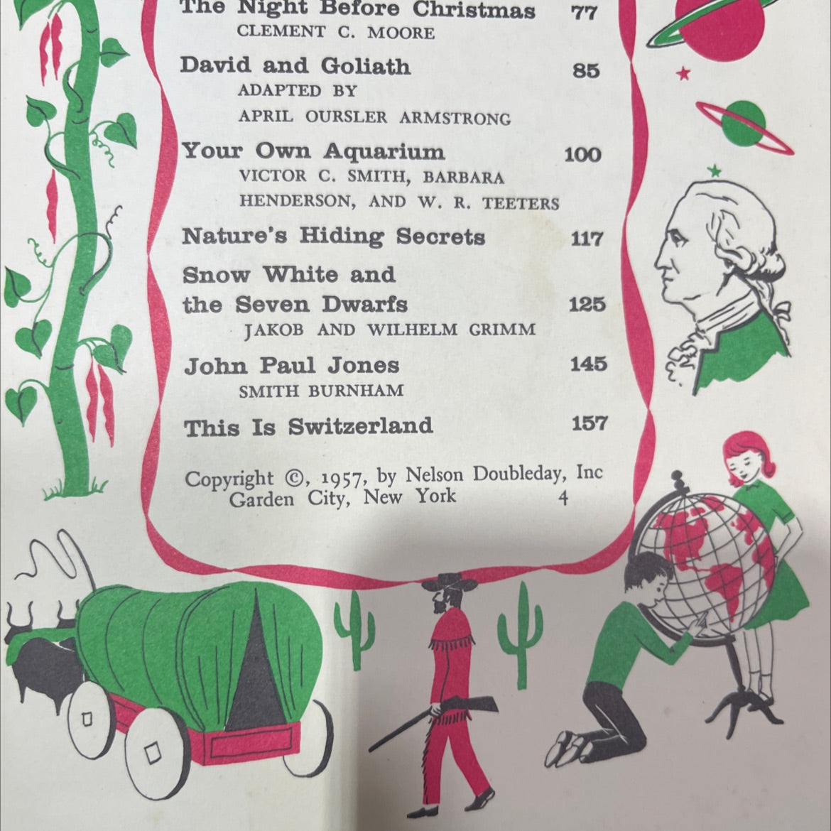 a christmas carol book, by charles dickens, 1957 Hardcover image 3