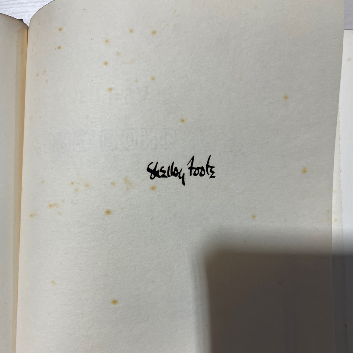 SIGNED a civil war a narrative fort sumter to perryville book, by shelby foote, 1958 Hardcover, First Edition, Rare, image 4