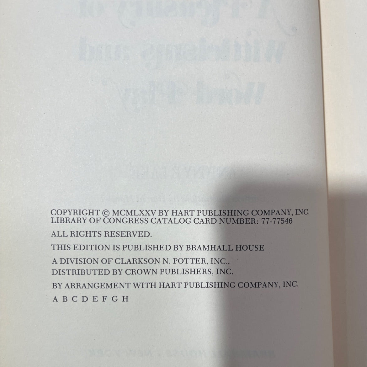 a pleasury of witticisms and word play book, by antony b. lake, 1975 Hardcover, Vintage image 3