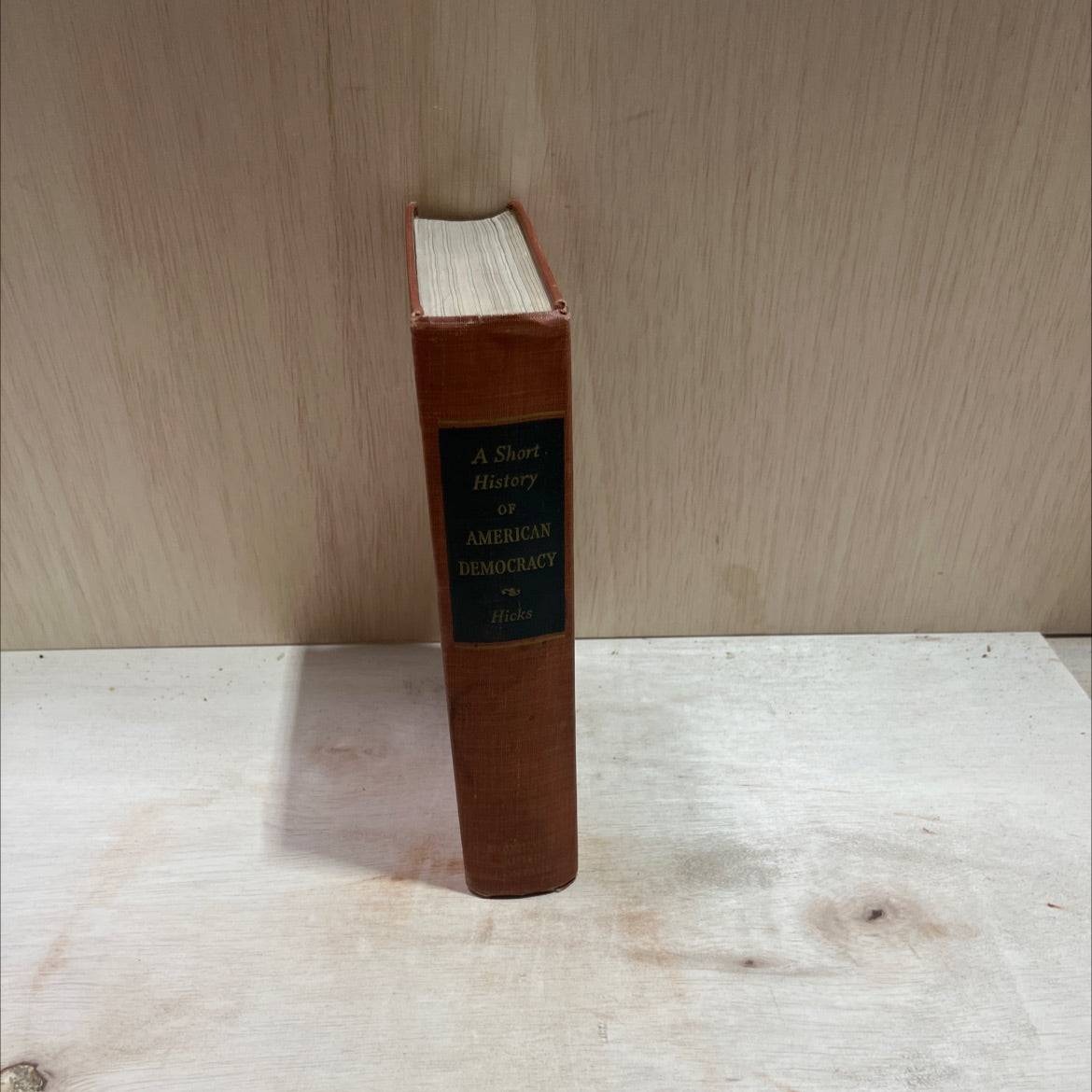 a short history of american democracy book, by john d. hicks, 1949 Hardcover image 4