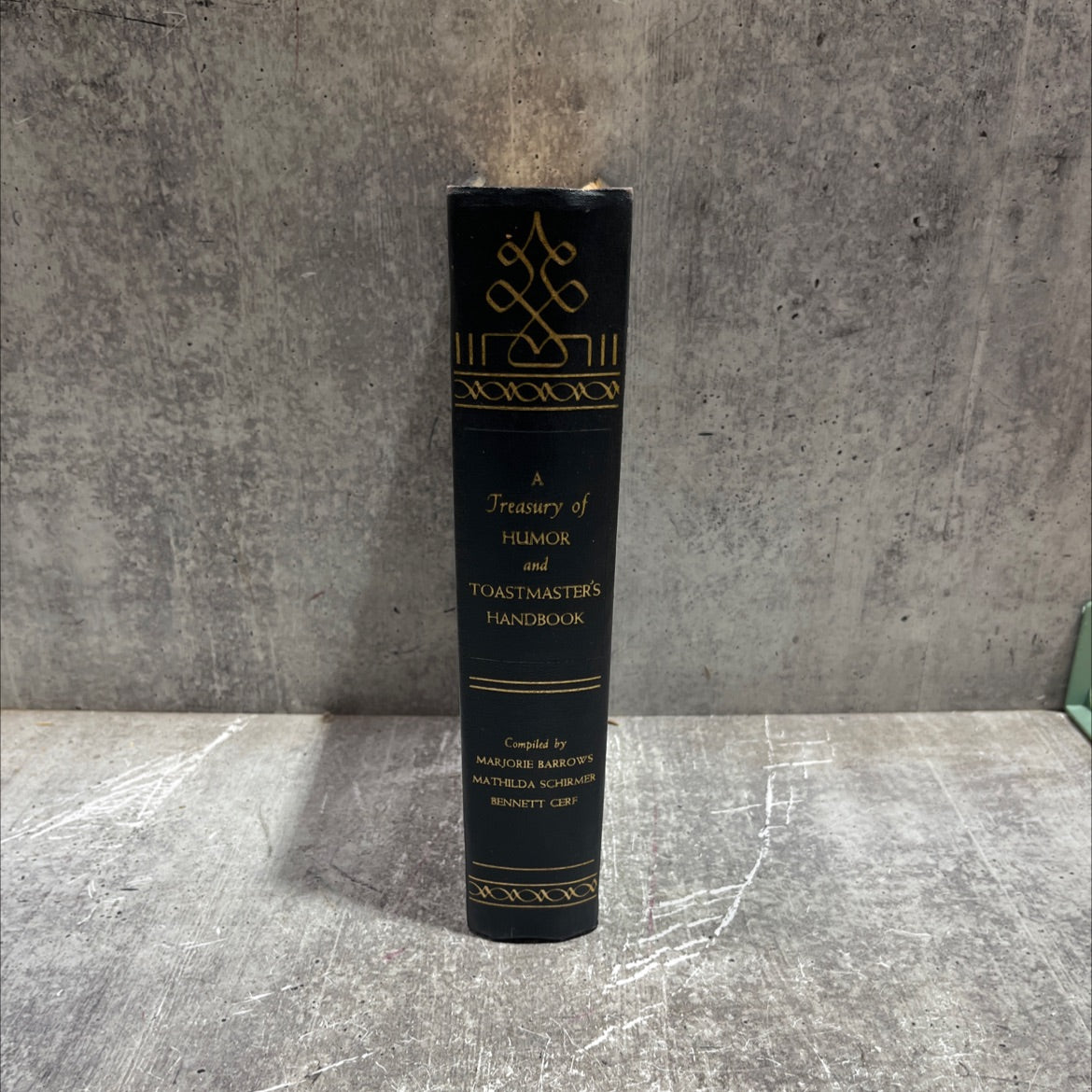 a treasury of humor and toastmaster's handbook book, by marjorie barrows, mathilda schirmer bennett cerf, 1955 Hardcover image 4