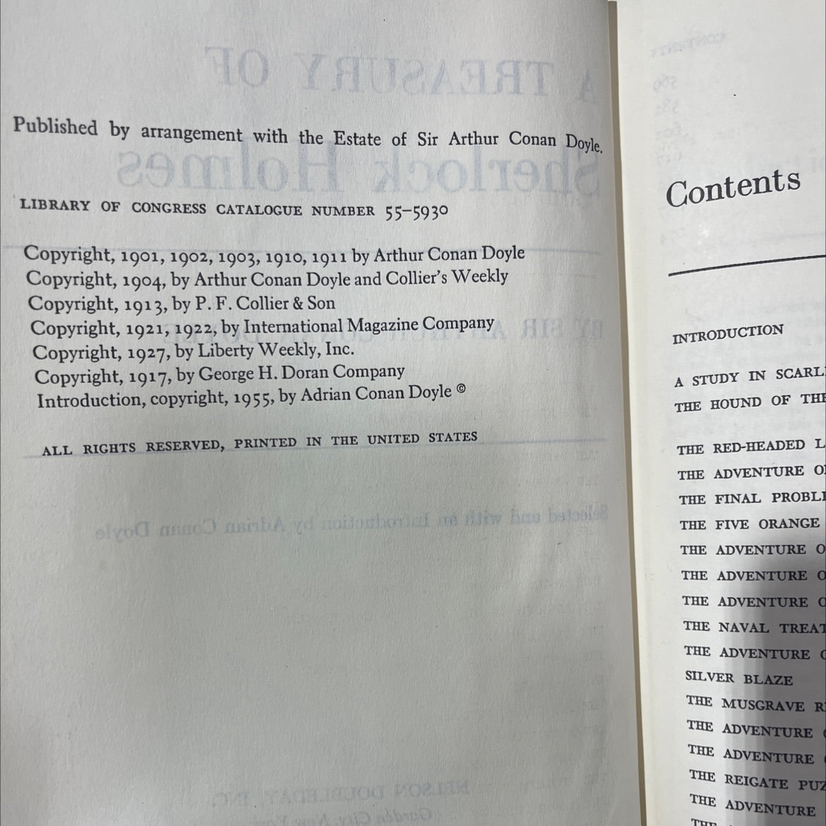 a treasury of sherlock holmes book, by sir arthur conan doyle, 2009 Hardcover image 3