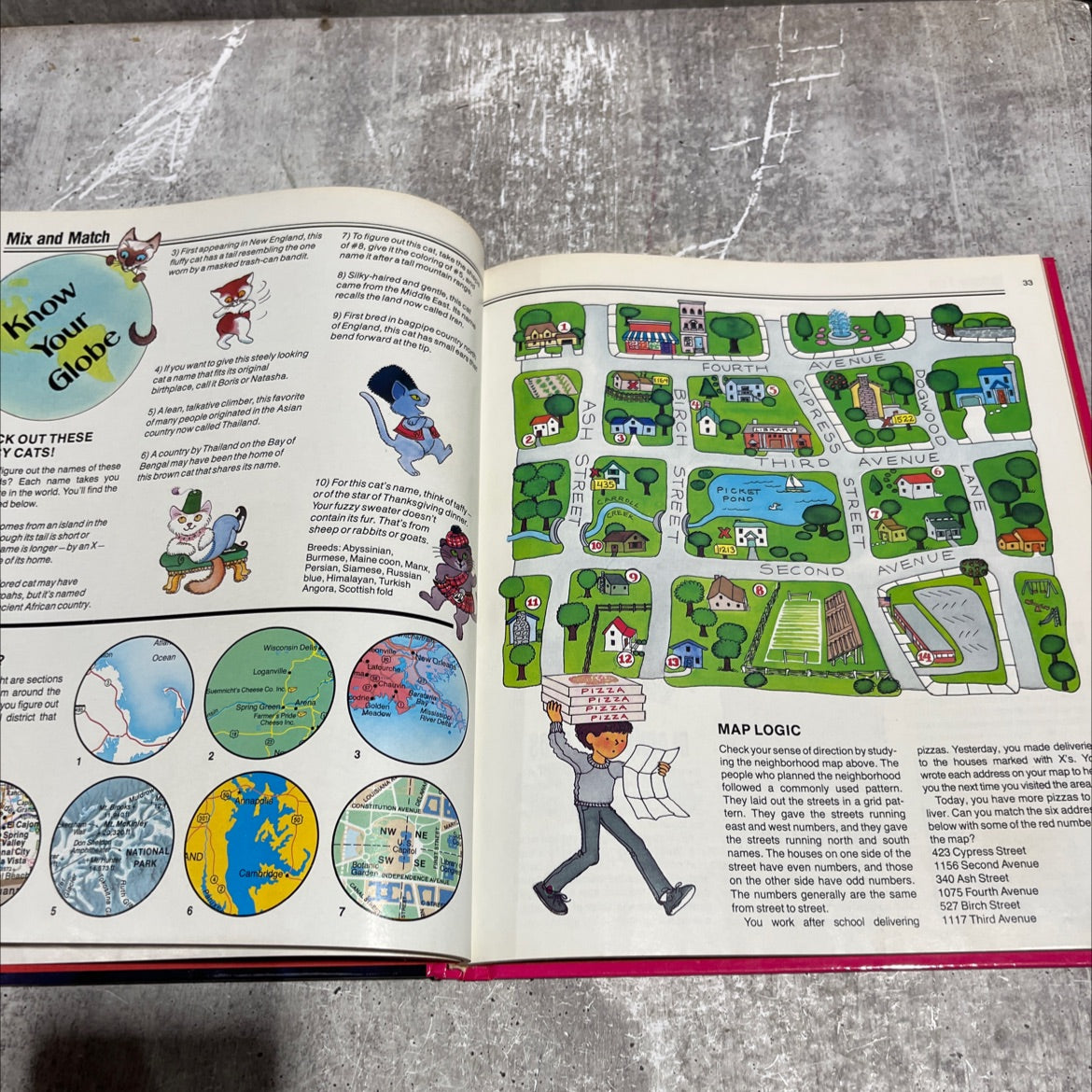 a world of things to do books for world explorers book, by national geographic society, 1986 Hardcover image 4