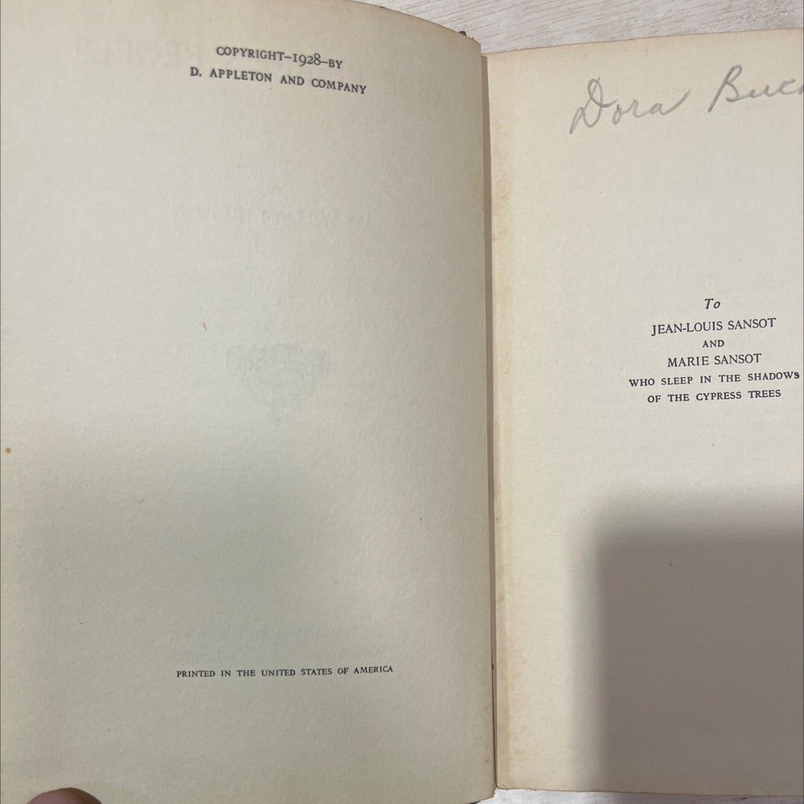 abbé pierre's people book, by jay william hudson, 1928 Hardcover, Antique image 3