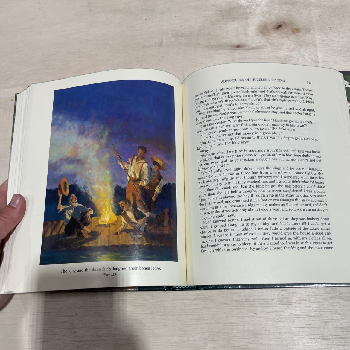 adventures of huckleberry finn book, by Mark Twain, 1992 Hardcover image 4
