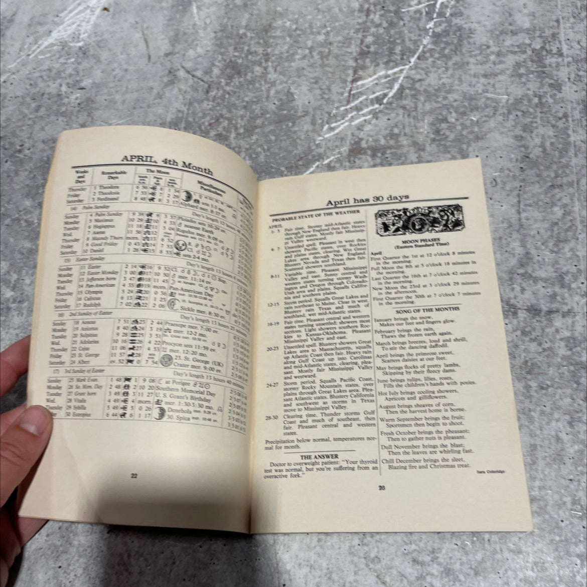 agricultural almanac for the year of our lord 1982 book, by unknown, 1982 Paperback image 4