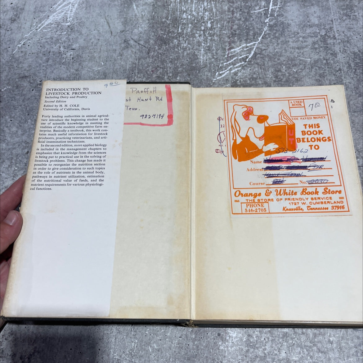 agricultural science book, by isbury and e. w. crampton, 1966 Hardcover image 4