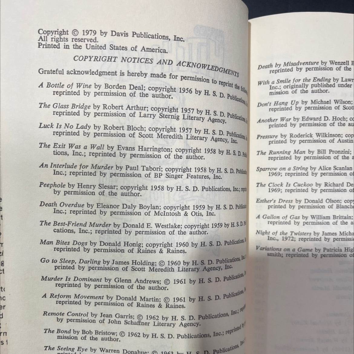 alfred hitchcock's tales to send chills down your spine book, by eleanor sullivan, 1979 Hardcover image 3