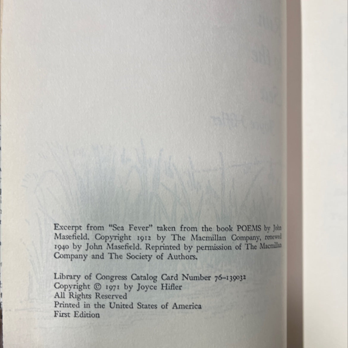 all rivers run to the sea book, by joyce hifler, 1971 Hardcover image 3