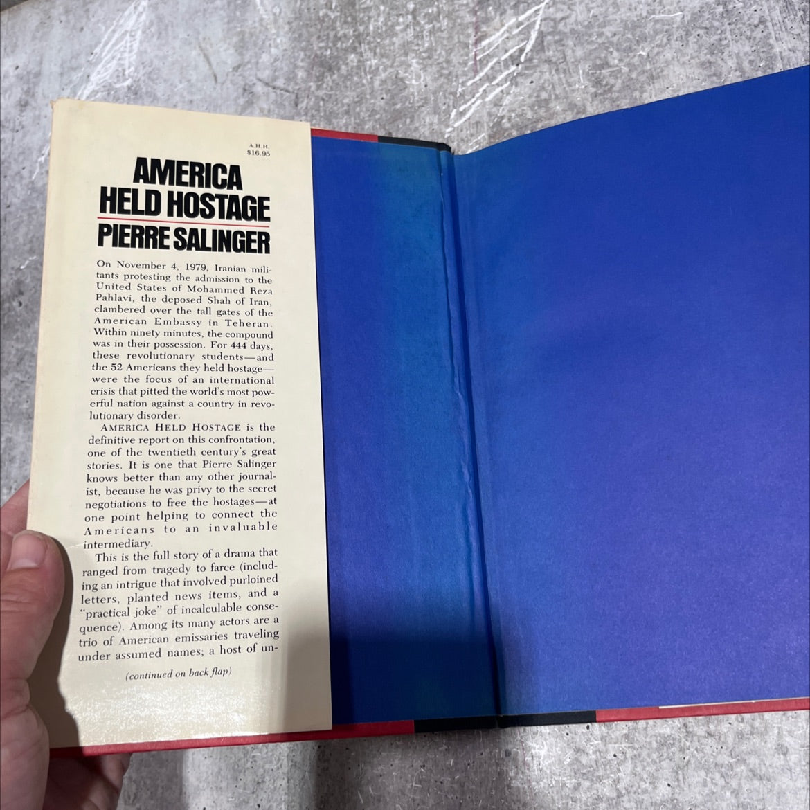 america held hostage: the secret negotiations to robert f. kennedy book, by pierre salinger, 1981 Hardcover image 4