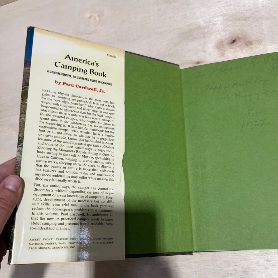 america's camping book book, by paul cardwell, jr., 1969 Hardcover image 4