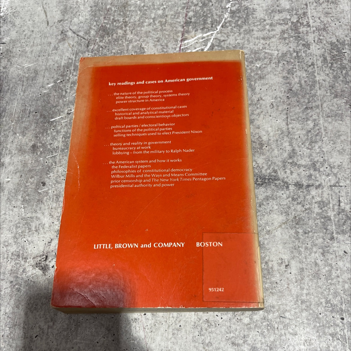 american government readings and cases book, by peter woll, 1972 Paperback image 4