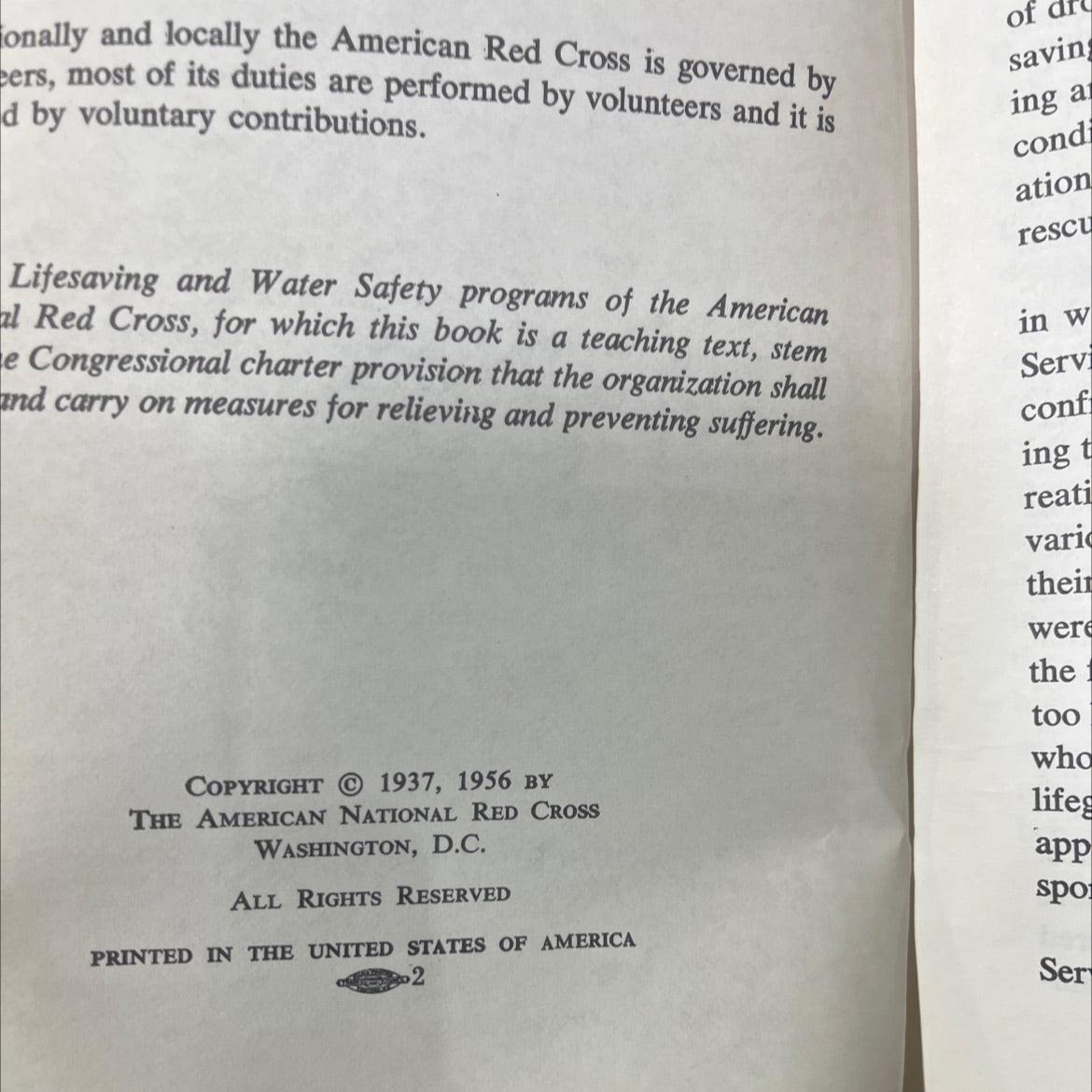 american red cross life saving and water safety book, by american national red cross, 1972 Paperback image 3