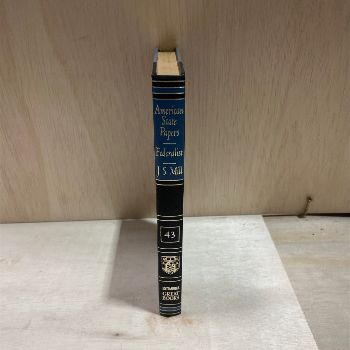 american state papers the federalist book, by j. s. mill, 1988 Hardcover image 4