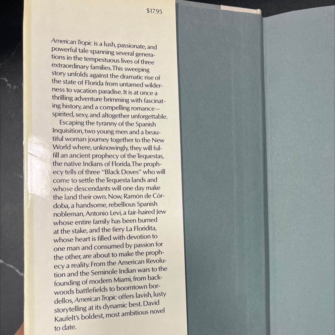 american tropic book, by david a. kaufelt, 1986 Hardcover image 4