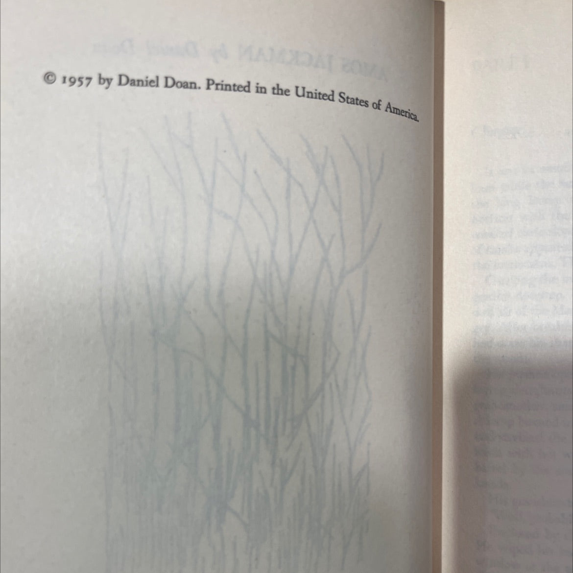 amos jackman book, by daniel doan, 1957 Hardcover image 3