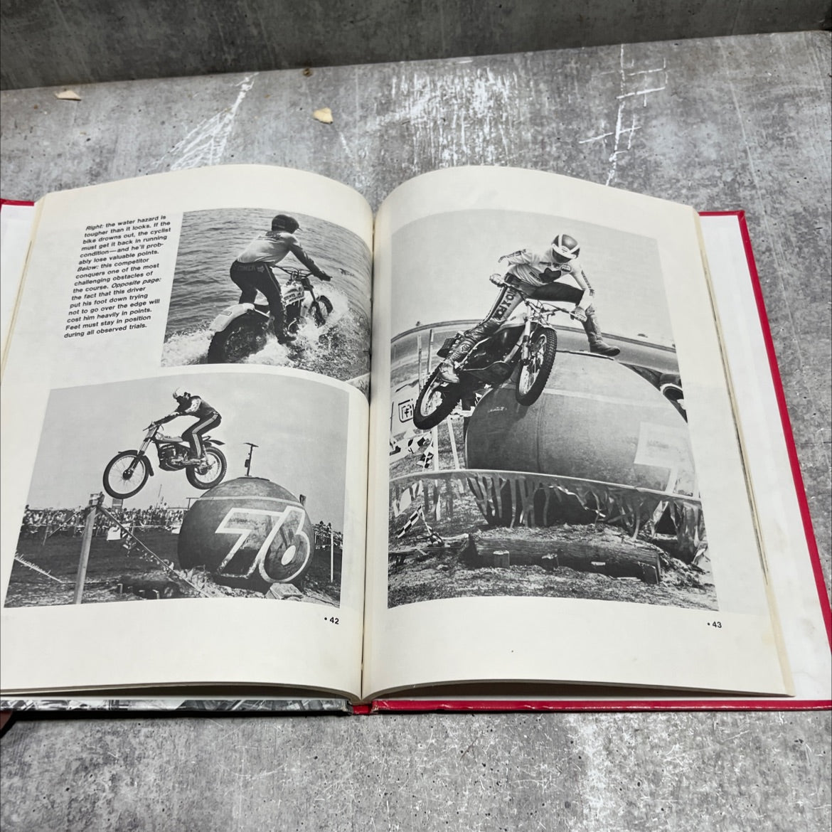 an album of motorcycles and motorcycle racing book, by elwood d. baumann, 1982 Hardcover image 4