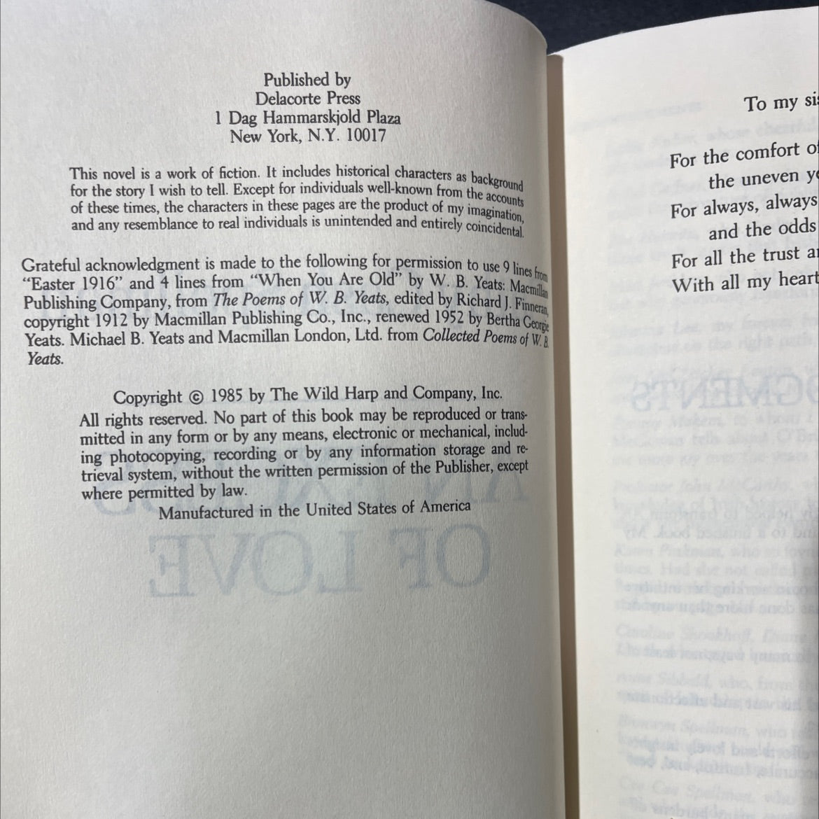 an excess of love book, by cathy cash spellman, 1985 Hardcover image 3