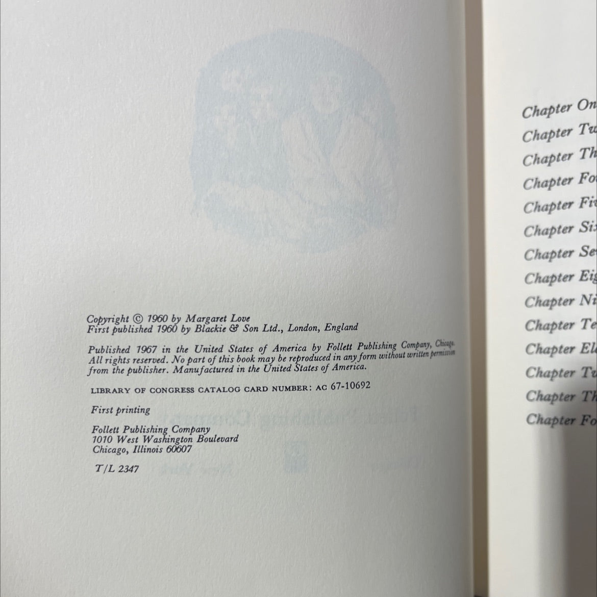 an explorer for an aunt book, by margaret love, 1967 Hardcover image 3