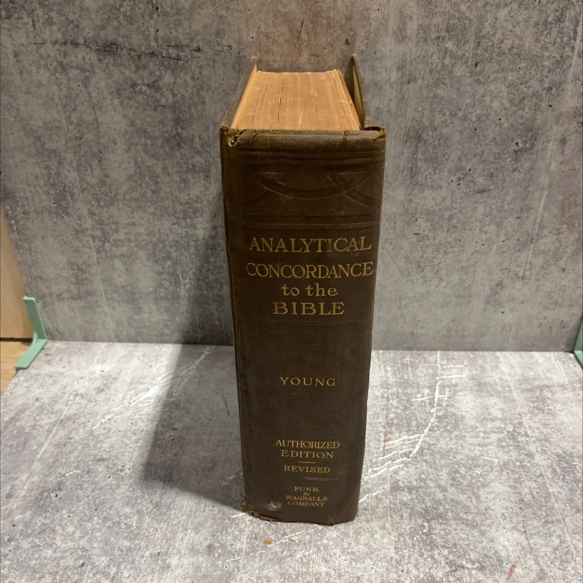 analytical concordance to the bible book, by robert young, 1924 Hardcover image 4