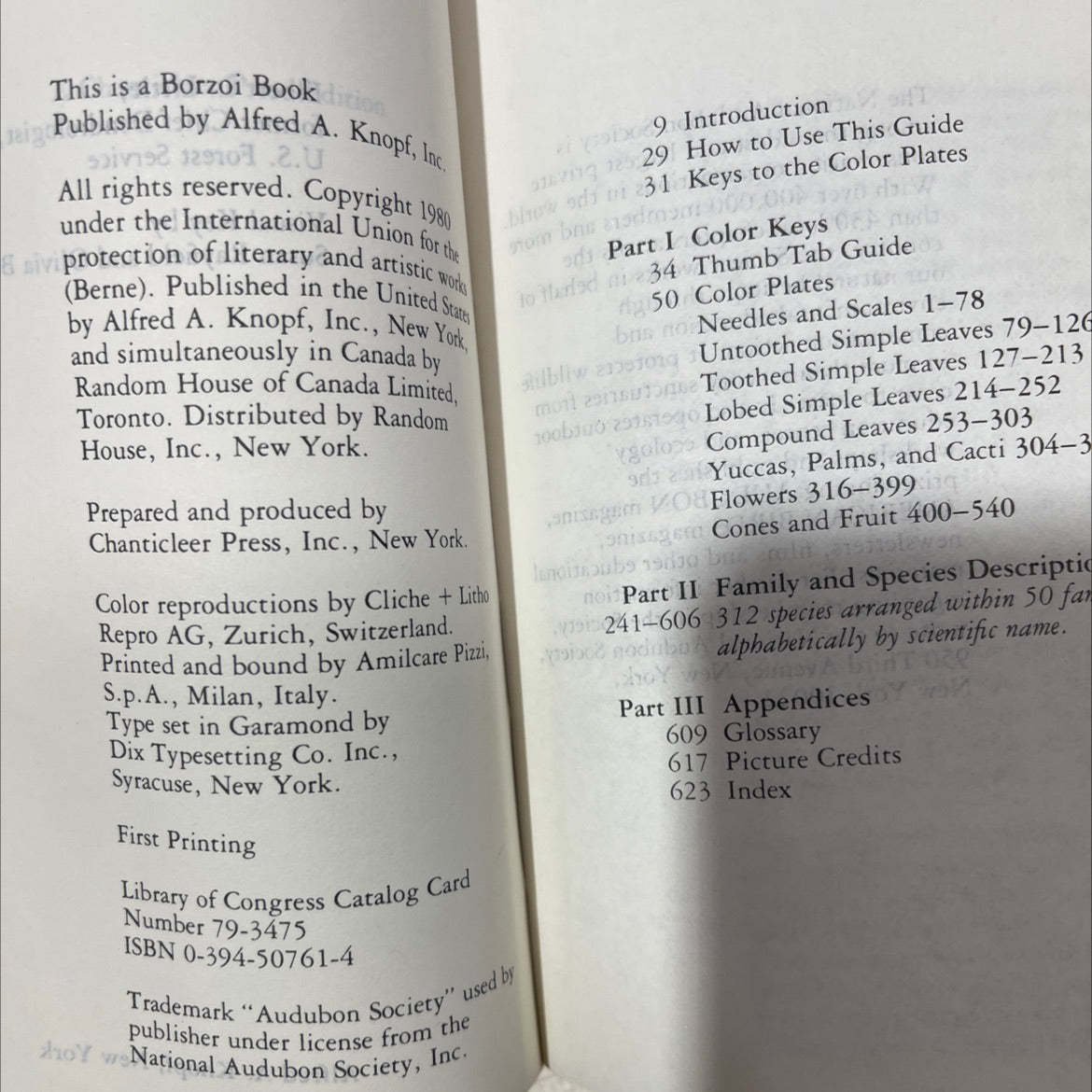 and the audubon society field guide to north american trees western region book, by elbert l. little, 1980 Leather, image 3