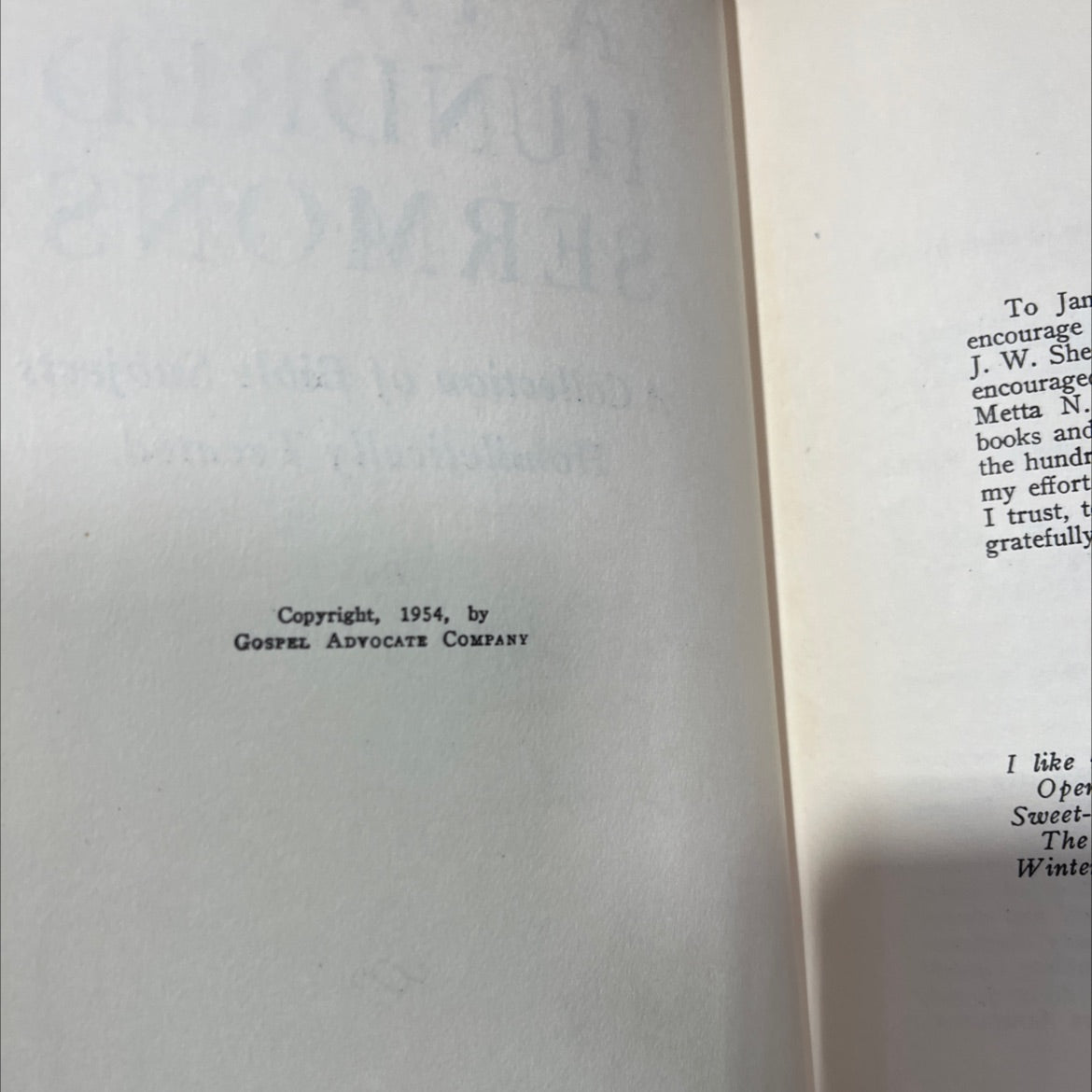 asia a third hundred sermons a collection of bible subjects homiletically treated book, by leslie g. thomas, 1954 image 3
