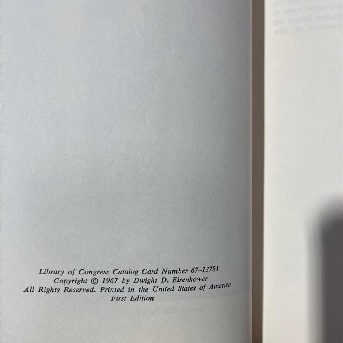 at ease: stories i tell to friends book, by dwight d. eisenhower, 1967 Hardcover, First Edition, Vintage image 3