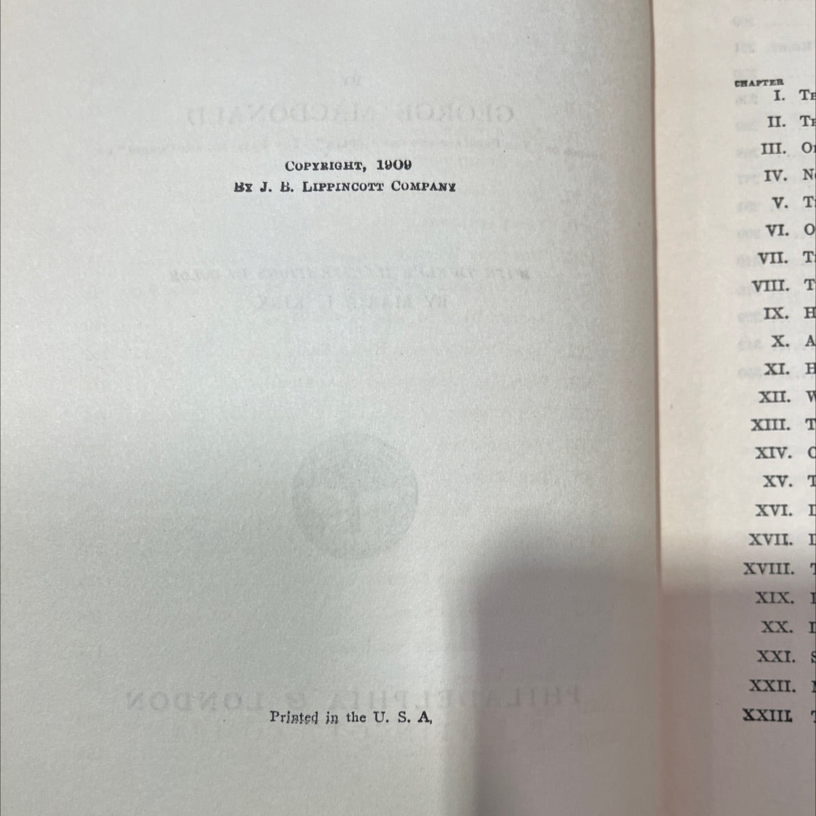 at the back of the north wind book, by george macdonald, 1909 Hardcover image 3