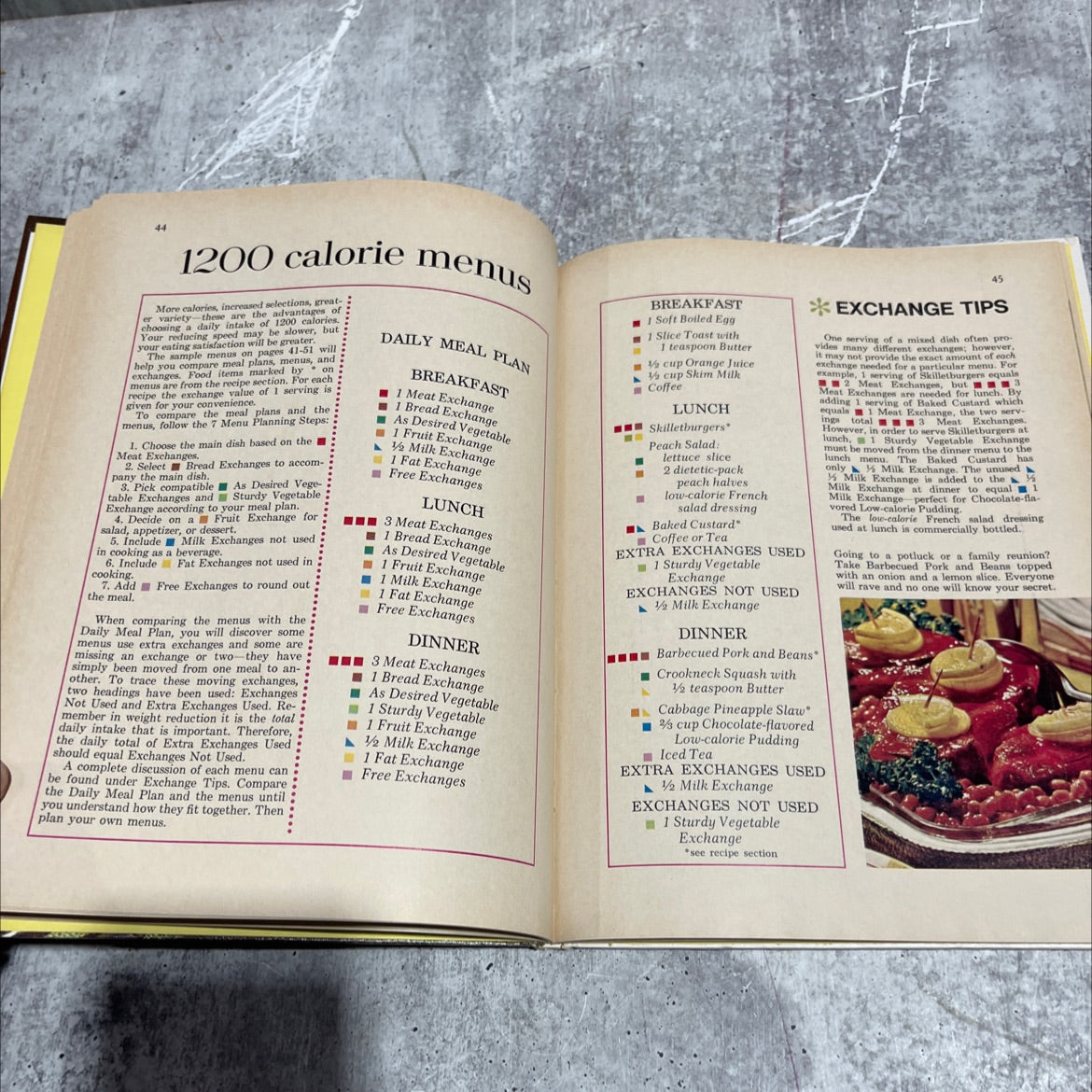 better homes and gardens eat... stay slim book, by unknown, 1968 Hardcover image 4