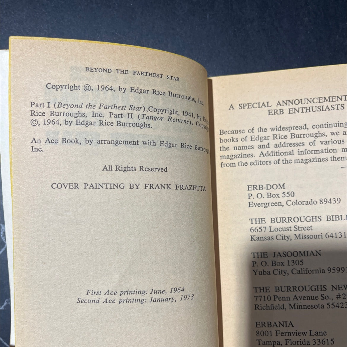 beyond the farthest star book, by edgar rice burroughs, 1964 Paperback image 3