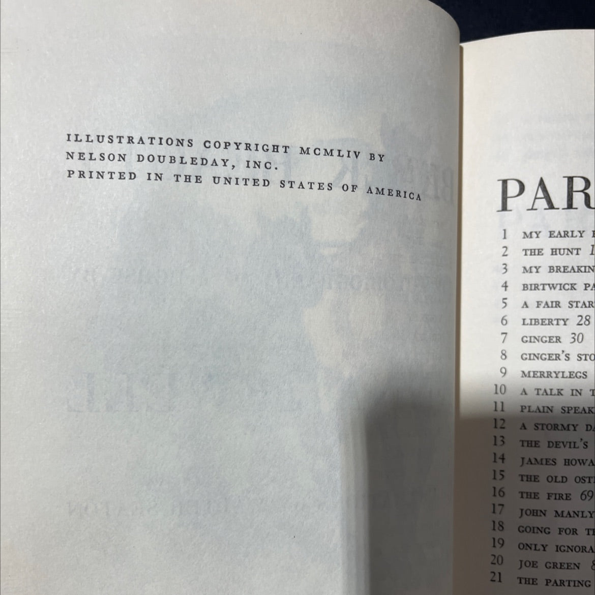 black beauty the autobiography of a horse book, by anna sewell, 1954 Hardcover image 3