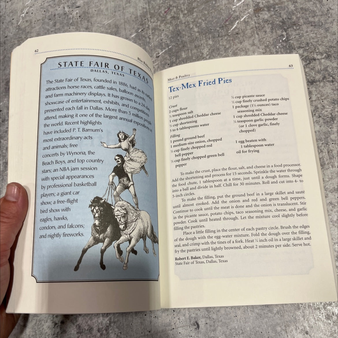 blue ribbon recipes: award-winning recipes from america's country fairs book, by Polly Bannister, 1997 Paperback image 4