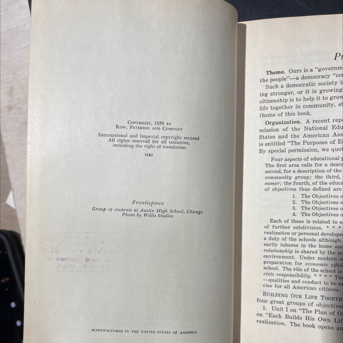 building our life together the essentials of good citizenship book, by joseph irvin arnold, dorothy j. banks, 1939 image 3