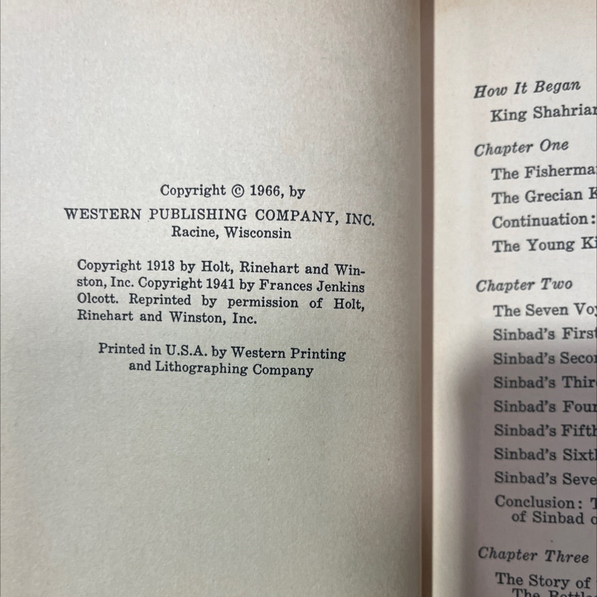 cales from arabian nights book, by edward william lane, frances jenkins olcott, 1966 Hardcover image 3