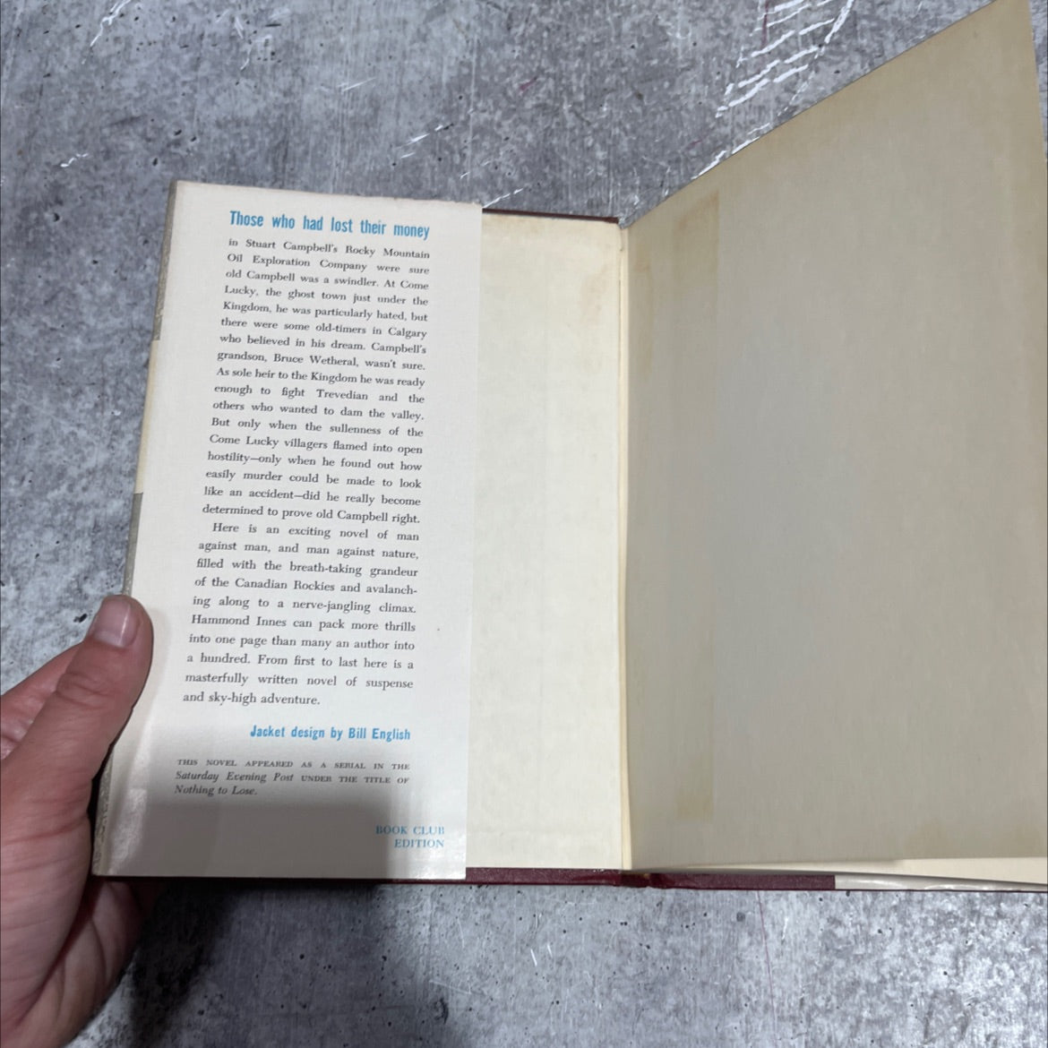 campbell's kingdom book, by hammond innes, 1952 Hardcover image 4