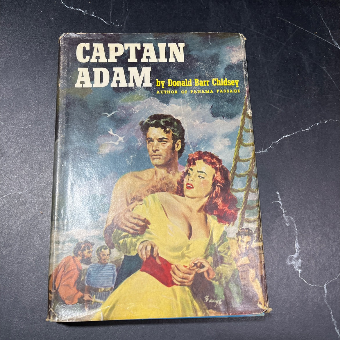 captain adam book, by donald barr chidsey, 1953 Hardcover image 1