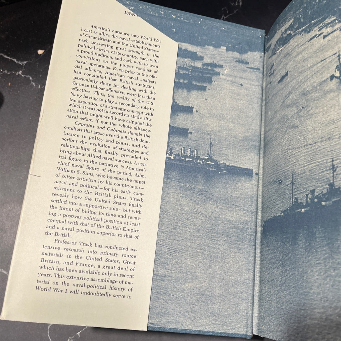 captains & cabinets anglo-american naval relations 1917-1918 book, by David F. Trask, 1972 Hardcover image 4