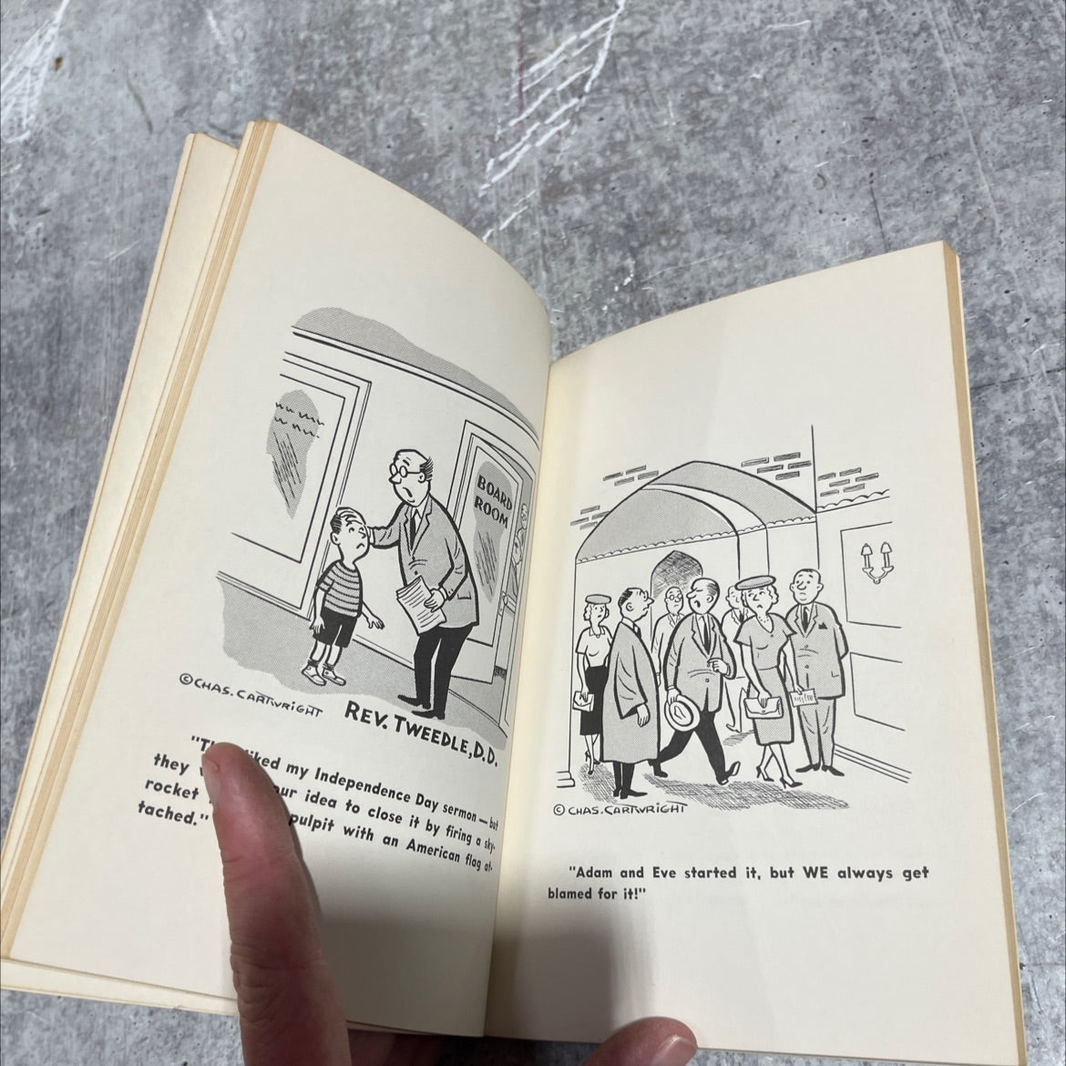 cartwright's choice chuckles book, by charles cartwright, 1968 Paperback image 4