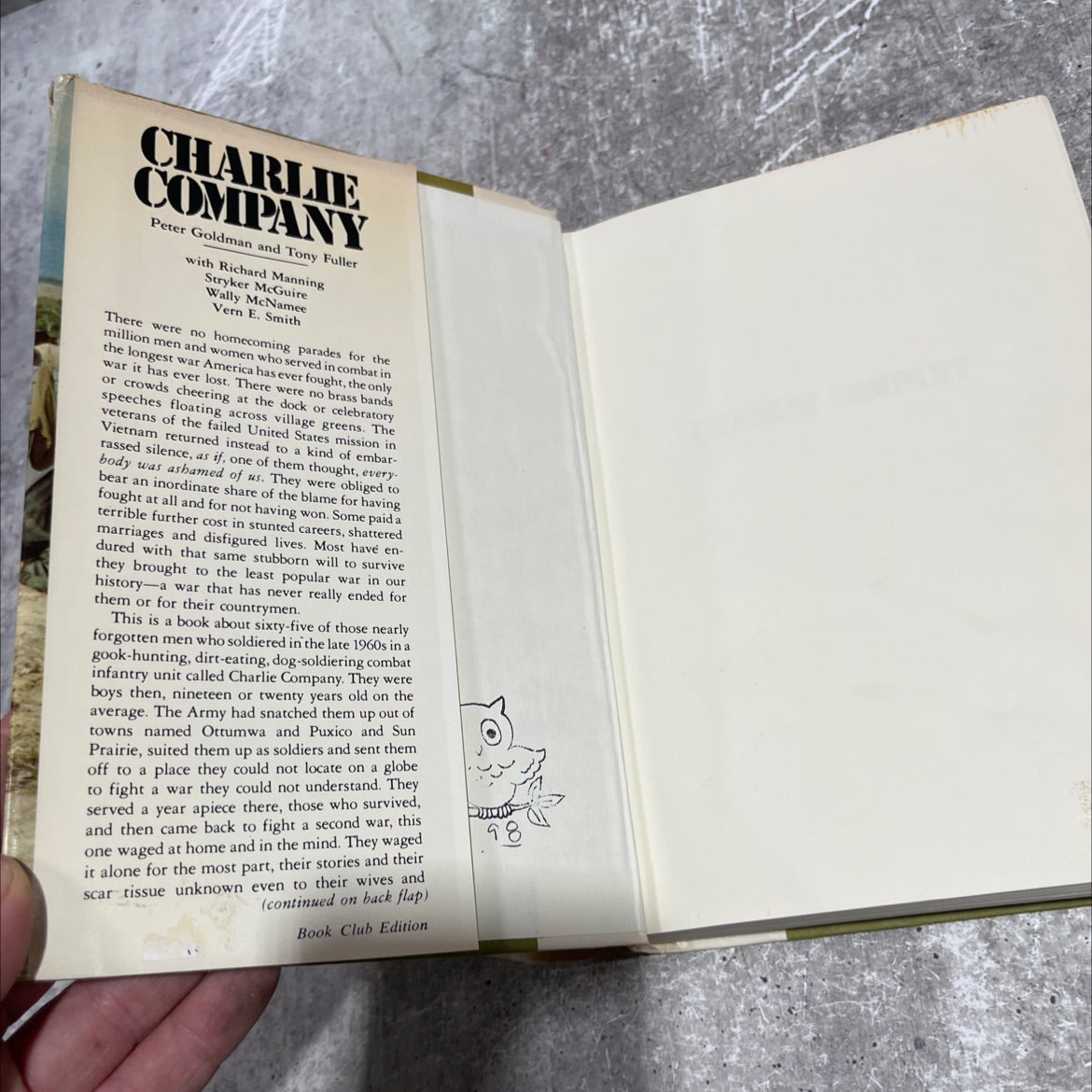 charlie company what vietnam did to us book, by peter goldman and tony fuller, 1983 Hardcover image 4